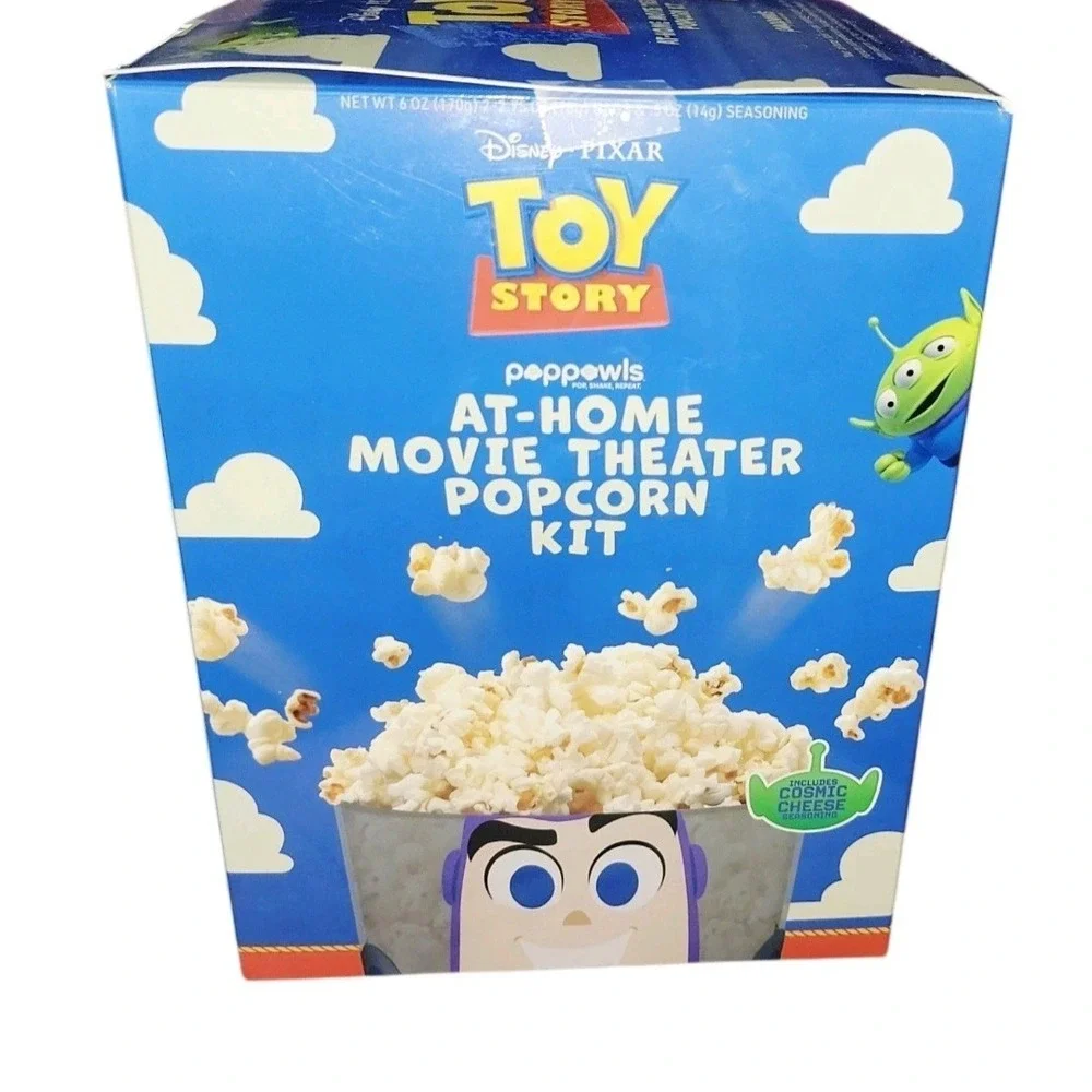 Disney Pixar Toy Story Popowls Popcorn Kit Jessie Woody Buzz Lightyear New
